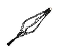 CVUTOVO Supporto Parete Macramè Per Chitarra e Ukulele Decorazione Murale Artigianale Facile Da Installare Stile Nordic Minimalista Per Appassionati Di Musica
