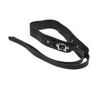 CVUTOVO Tracolla Regolabile Pratica per Tuba e Trombone in Pelle Nera Accessorio per Musicisti di Strumenti a
