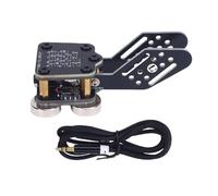 CW Keyer Automatic Trainer Morse Code Key Responsive Double Paddle Design with Nd Magnet Bases for Ham Radio Enthusiasts and Beginners PCB Material Compact Portable
