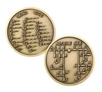 CW Morse Code Coin Training Coin Prosciutto Radio Transmission Practice per il collezionista
