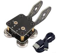 CW portatile per Morse Code Keyer Automatic Dual Paddle Trainer Fatto a mano PCB Build con cavo incluso