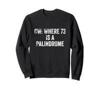 CW Where 73 Is a Palindrome Funny Morse Code Ham Radio Art Felpa