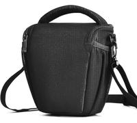 Cwatcun SLR - Borsa a tracolla rimovibile, antiurto, imbottita per Nikon, Canon, Sony fotocamera mirrorless impermeabile, Nero , s, moderno
