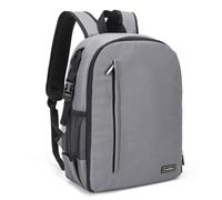 Cwatcun Zaino per Fotocamera Zaino Fotografico Impermeabile Borsa per Fotocamera Professionale per DSLR/SLR Mirrorless, Compatibile con Fotocamera Sony Canon Nikon e Accessori(2.0 Grigio, S)