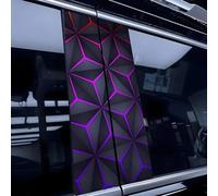 CWCHUHAI Adesivi per Pilastro Centrale Dell'auto per VW Passat Alltrack (B8), 4 Pezzi Adesivi Auto - Impermeabile, Decalcomania Autoadesiva, Decorazione Elegante,C