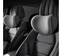CWCHUHAI Poggiatesta Auto per Volvo V90 Cross Country, 2 Pezzi Cuscino Collo Rimovibile Traspirante per Il Sedile Dell'ufficio del Gioco di Guida