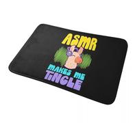 CWCMZDH ASMR Mi Fa Fremere di Lama Con HeadphonesAesthetic Divertente, Mi Dà I Brividi Zerbino Tappetino Tappeto di Casa Zampa Stuoie