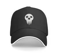 CWCMZDH Cappellino da Baseball Maschera della Morte - Berretto da Baseball Soul Eater Cappello da Camionista Cappellini Streetwear Donna Uomo