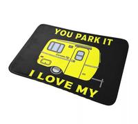 CWCMZDH Caravan Strada Nomadi di Campeggio di Viaggio antiscivolo Zerbino Tappetino Tappeto per la Cucina Ingresso Bagno Soggiorno Zampa Stuoie