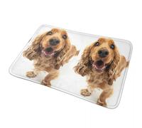 CWCMZDH Coda Scodinzolante Wisdom_ Nutrire il Vostro Cocker Spaniel Spirito antiscivolo Zerbino Tappetino Tappeto Cucina abitabile Balcone Zampa Stuoie