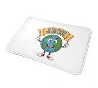 CWCMZDH Essere Il Cambiamento antiscivolo Zerbino Tappetino in Lavatrice Tappeto per la Cucina Ingresso di Casa Balcone Zampa Stuoie