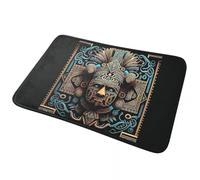 CWCMZDH I Racconti Di Montezuma Aztec Design antiscivolo Zerbino Tappetino Tappeto per la Cucina, con Ingresso, Soggiorno di Casa Zampa Stuoie