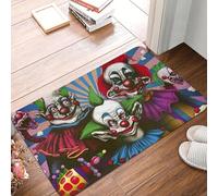 CWCMZDH Killer Klowns From Outer Space Film Antiscivolo Zerbino Tappetino Da Bagno Moda Corridoio Tappeto Di Benvenuto Tappeto Arredamento Camera Da Letto