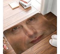 CWCMZDH Mads Mikkelsen la Faccia Davanti a Porta Tappetino Anti-scivolo Interna Assorbente Hannibal TV Show Zerbino Giardino e Garage Ingresso Tappeto