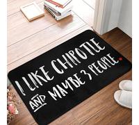 CWCMZDH Mi Piace Chipotle E Forse 3 Persone antiscivolo Zerbino Tappetino Tappeto per la Cucina, con Ingresso, Soggiorno di Casa Zampa Stuoie