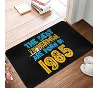 CWCMZDH Migliori Pescatori Sono Nato Nel 1985 Compleanno Zerbino Antiscivolo Cucina Bagno Camera Da Letto Mat Balcone Piano Ingresso Con Tappeto