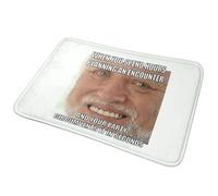 CWCMZDH Nascondere Il Dolore Harold Meme antiscivolo Zerbino Tappetino Tappeto per la Cucina Ingresso Bagno della Casa di Soggiorno Zampa Stuoie