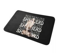 CWCMZDH Pastore australiano Blue Merle Aussie Zerbino Tappetino Tappeto per la Cucina Ingresso Bagno della Casa di Soggiorno Zampa Stuoie