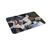 CWCMZDH Quei bravi ragazzi Cane antiscivolo Zerbino Tappetino Resistente Tappeto per la Cucina Ingresso Bagno della Casa di Zampa Stuoie