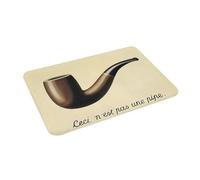 CWCMZDH Questa Non È Una Pipa antiscivolo Zerbino Tappetino in Lavatrice Tappeto per la Cucina Ingresso Bagno della Casa di Zampa Stuoie