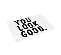 CWCMZDH Si Guarda Bene - Divertente Dicendo antiscivolo Zerbino Tappetino di Sabbia Raschiare Tappeto per la Cucina, con Ingresso a Casa Camera da letto Zampa Stuoie