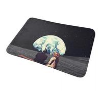 CWCMZDH Siamo abituati A Vivere Lì antiscivolo Zerbino Tappetino olio-stru Tappeto per la Cucina Ingresso Bagno della Casa di Soggiorno Zampa Stuoie