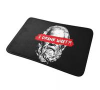 CWCMZDH Socrate-ho Bevuto Cosa antiscivolo Zerbino Tappetino Acqua, prova di olio Tappeto per la Cucina, con Ingresso a Casa Camera da letto Zampa Stuoie