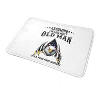 CWCMZDH Supponendo che io sono Come il Più Vecchio Era il Tuo Primo Errore Zerbino Tappetino Tappeto per la Cucina Ingresso di Casa Balcone Zampa Stuoie