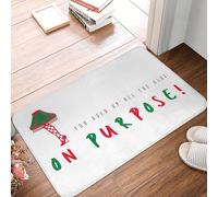 CWCMZDH una storia di natale di design antiscivolo Zerbino Tappetino di Sabbia Raschiare Tappeto per la Cucina, con Ingresso, Soggiorno di Casa Zampa Stuoie