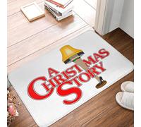 CWCMZDH Una Storia di Natale, lampada a forma di gamba antiscivolo Zerbino Tappetino Assorbente Tappeto per la Cucina Ingresso Bagno della Casa di Zampa Stuoie