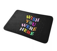 CWCMZDH Vorrei che Tu fossi Qui Ondulate Edizione antiscivolo Zerbino Tappetino Antiusura Tappeto per la Cucina, con Ingresso a Casa Camera da letto Zampa Stuoie