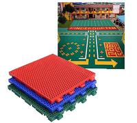 CWCQGH Piastrelle per Pavimenti modulari ad Incastro da 1 Piede, Pavimento Sportivo Fai da Te per Palestra, Campo da Basket, Parco Giochi, Luogo di Svago pubblico, Puzzle, Rosso, 1 Pezzo