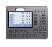 CWCQGH Set DRO a 4 Assi con Display Digitale LCD, Reticolo da 0,005 mm, Scala lineare, Encoder, Righello in Vetro, tornio, rettificatrice, fresatrice, Utensili di precisione e m,Grey-KA3 KA3 KA5