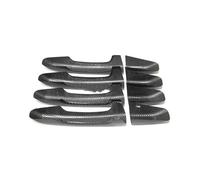 CWDQYNLG Auto Maniglia Esterna Porta Per JAGUAR Per E-PACE Per F-PACE 2016-2022 Accessori Vera Fibra Carbonio Maniglia Della Porta Telaio Copertura Adesivo Rivestimento Esterno Bodykit