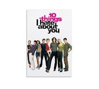 CWDRHD 10 Things I Hate About You, stampa decorativa da parete moderna, ultra trasparente, squisita decorazione artistica, adatta per ufficio, soggiorno e stanza, senza cornice, stile 40 x 60 cm