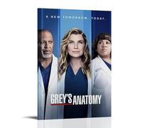 CWDRHD Grey's Anatomy - Stampa decorativa da parete moderna ultra trasparente, squisita decorazione artistica, adatta per ufficio, soggiorno e stanza, stile cornice, 20 x 30 cm