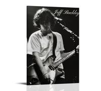 CWDRHD Jeff Buckley Stampe decorative da parete moderne, ultra trasparenti, decorazione artistica squisita adatta per ufficio, soggiorno e stanze, stile cornice, 60 x 90 cm