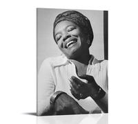 CWDRHD Maya Angelou - Stampa decorativa da parete moderna ultra trasparente, squisita decorazione artistica, adatta per ufficio, soggiorno e stanza, stile cornice, 20 x 30 cm