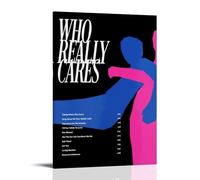 CWDRHD TV Girl Who Really Cares Modern Ultra Clear Wall Decor Stampe decorative Poster Squisita decorazione artistica adatta per ufficio, soggiorno e stanze, stile cornice, 40 x 60 cm
