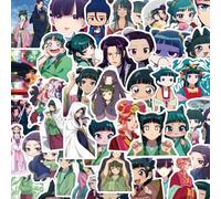 CWED 120 pezzi The Apothecary Diaries adesivi misti anime per laptop, paraurti, skateboard, bottiglie d'acqua, computer, telefono, pacchetto di adesivi anime per bambini/ragazzi