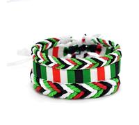 CWED Braccialetti Fatti a Mano in Stile Palestina,Regolabili,Braccialetti Save Gaza Palestinese,Braccialetti per la Libertà dei Palestinese,3Pcs