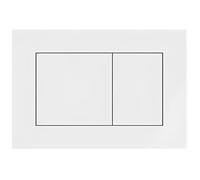 CWED Placca wc per geberit cassetta scarico incasso wc Geberit Placca di Comando Sigma 03 per Risciacquo a due Quantità, per geberit ricambi,Bianco