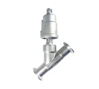 CWHHTVBI Valvola a sede angolare pneumatica a Installazione Rapida DN25 in Acciaio Inossidabile Valvola a sede normalmente Chiusa Guarnizione in PTFE(Closed-Single Acting)