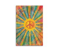 CWLLOG Stampe su tela da parete, poster motivazionale, luce pace, senza cornice, stile moderno, decorazione per soggiorno e camera da letto, 50 x 75 cm