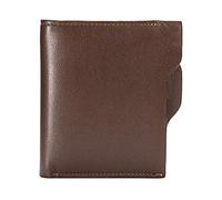 CWLPSL Portafogli da Uomo Corti Vintage da Uomo Portafogli in Pelle con Cerniera Tasca Porta Monete Porta Carte da Uomo Pochette Porta Soldi (Colore: Marrone)