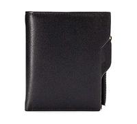 CWLPSL Portafogli da Uomo Corti Vintage da Uomo Portafogli in Pelle con Cerniera Tasca Porta Monete Porta Carte da Uomo Pochette Porta Soldi (Colore: Marrone)