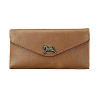 CWLPSL Portafoglio a Busta da Uomo e da Donna, Borsa per Cellulare, Portafoglio Lungo retrò, Pochette, Borsa per Carte (A, 9 * 2 * 17,8 cm)
