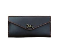 CWLPSL Portafoglio a Busta da Uomo e da Donna, Borsa per Cellulare, Portafoglio Lungo retrò, Pochette, Borsa per Carte (A, 9 * 2 * 17,8 cm)
