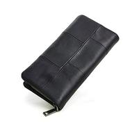 CWLPSL Portafoglio con Pochette per Posizione Multi-Carta, Portamonete Porta Carte di Credito di Grande capacità Portafogli in Pelle Tasca per Monete (B)