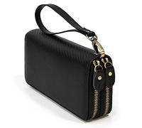 CWLPSL Portafoglio da Uomo Grande e Lungo in Pelle, Borsa a Mano, Porta passaporto da Viaggio, Porta Cellulare, Porta Carte di Credito